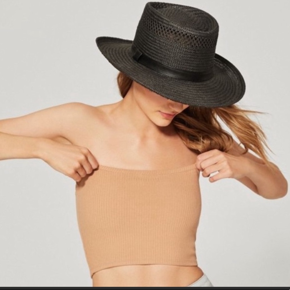 Ribbed urban outfitters tan tube top
